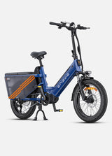 Engwe LE20 Mid-drive Torque Sensor Step-Thru Cargo Bike SKU LE20192GY