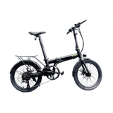 E-Go Lite+ Electric Folding Bike w/Rear Racks and Storage Bags Bundle 250W SKU EGO-2