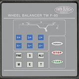 Twin Busch Automatic Wheel Balancer TFT Screen Laser TWF-95 view 3