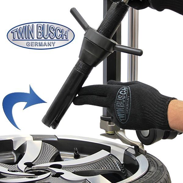 Twin Busch Tyre Changer Centre Bore Clamping TWX-93 view 4