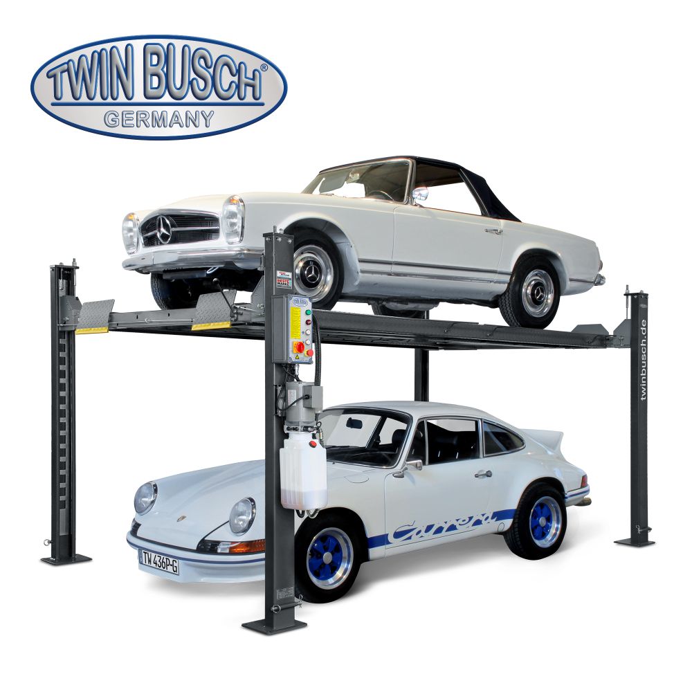Twin Busch 4 Post Parking Lift 3.6t TW436P-230-G