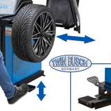 Twin Busch Automatic Wheel Balancer Pneumatic Clamping TWF-96 view 6
