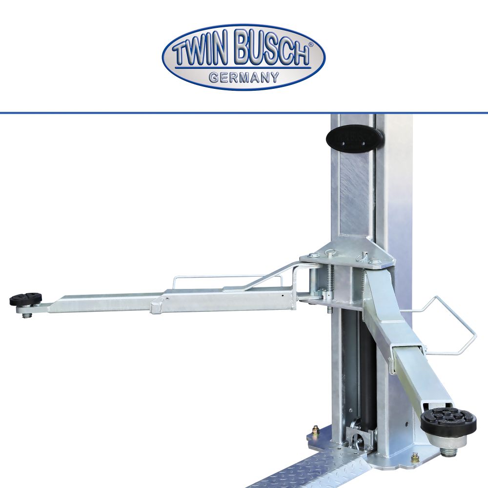 Twin Busch Outdoor 2 Post Lift 4.2t Galvanised TW242M-230-FZ view 3