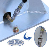 Twin Busch Outdoor 2 Post Lift 4.2t Galvanised TW242M-230-FZ view 6