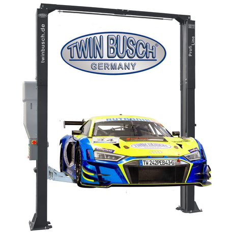 Twin Busch Clear Floor 2 Post Lift 4.2t Profi Line TW242PEB4.3-G