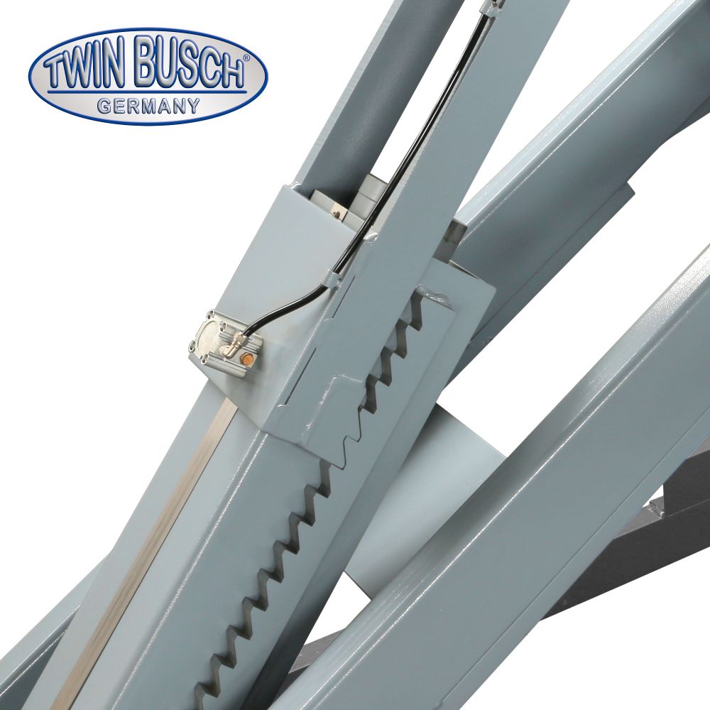 Twin Busch Alignment Scissor Lift 4.2t Flush Mounted TWSA-42U-400-G view 3