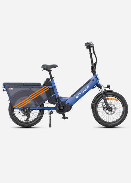 Engwe LE20 Mid-drive Torque Sensor Step-Thru Cargo Bike SKU LE20192GY