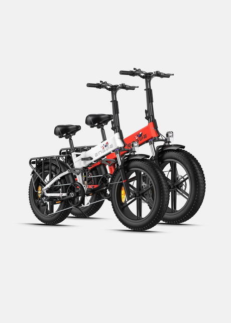 Engwe Engine X Combo Full Suspension Foldable E-bike SKU EngineX-2White