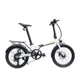 E-Go Lite+ Electric Folding Bike w/Rear Racks and Storage Bags Bundle 250W SKU EGO-2