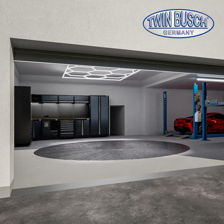 Twin Busch Car Turntable 4.5m 3t Underfloor TWCTT-450