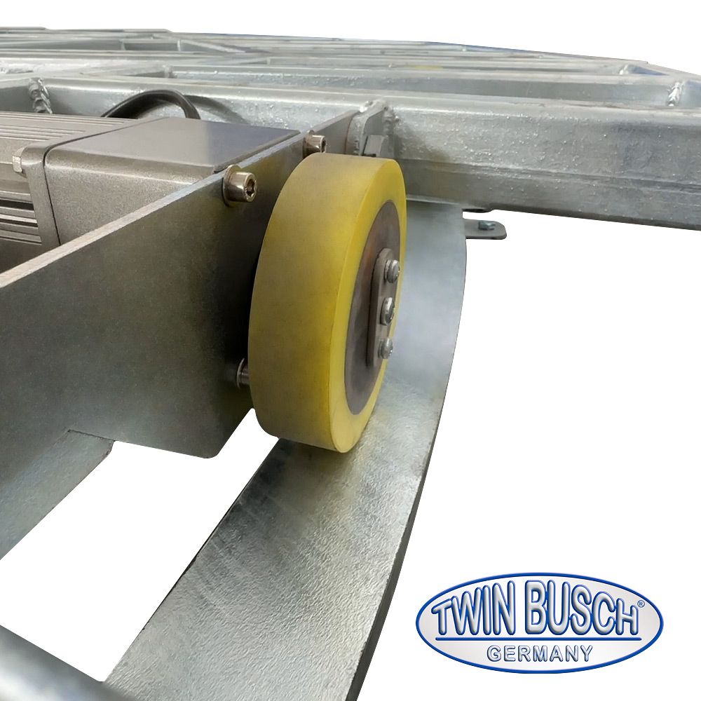 Twin Busch Car Turntable 4.5m 3t Underfloor TWCTT-450 view 5