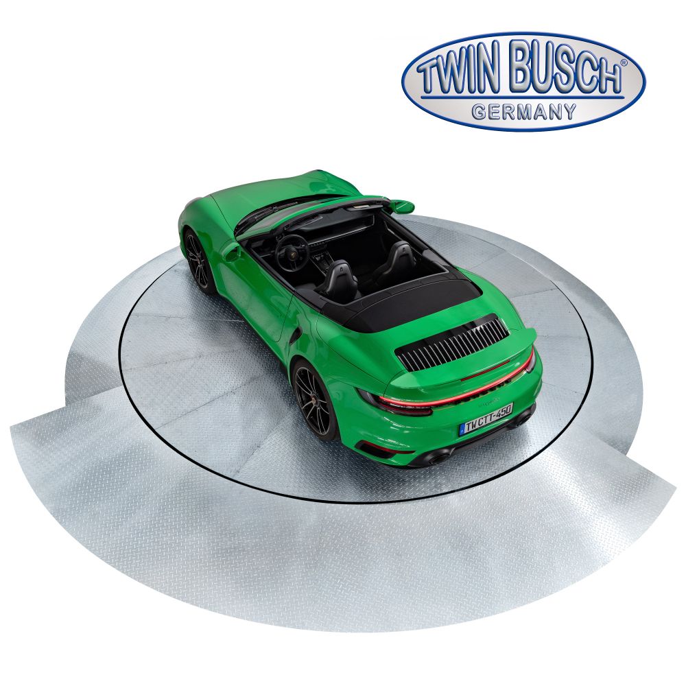 Twin Busch Car Turntable 4.5m 3t Above Floor TWCTT-450R view 5