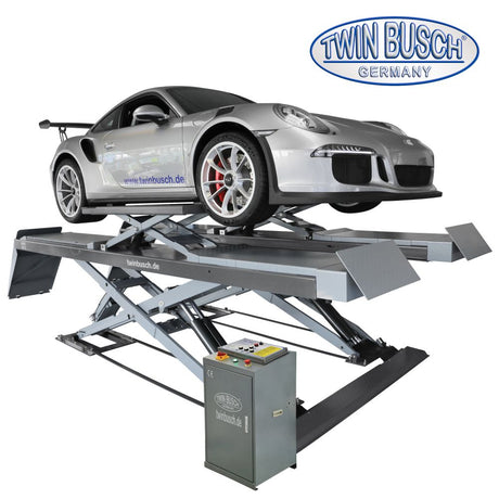 Twin Busch Alignment Scissor Lift 4.0t Surface Mounted TWSA-40-400-G