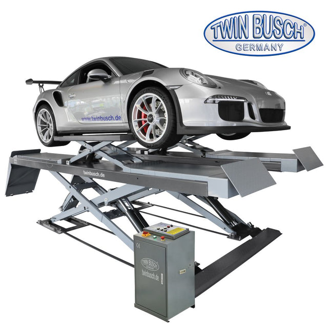 Twin Busch Alignment Scissor Lift 4.0t Surface Mounted TWSA-40-400-G