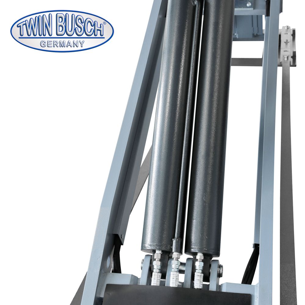 Twin Busch Alignment Scissor Lift 4.0t Surface Mounted TWSA-40-400-G view 3