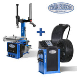 Twin Busch Tyre Changer and Wheel Balancer Package TWX-11 and TWF-150