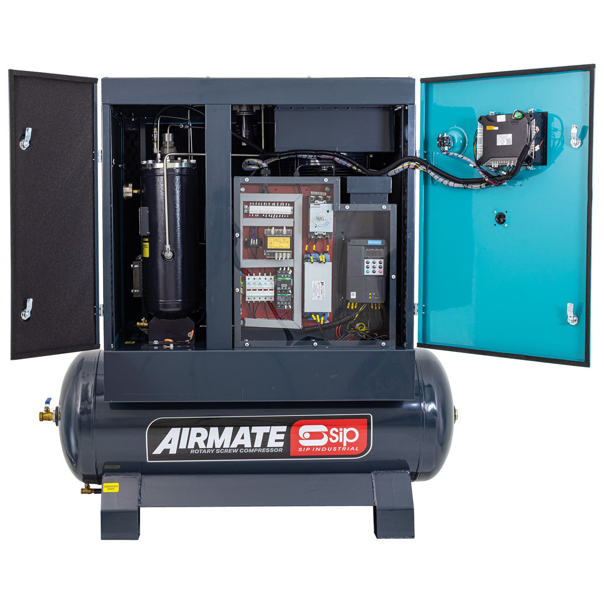 SIP VSDD 5.5kW 8bar 200ltr 400v Rotary Screw Compressor view 4