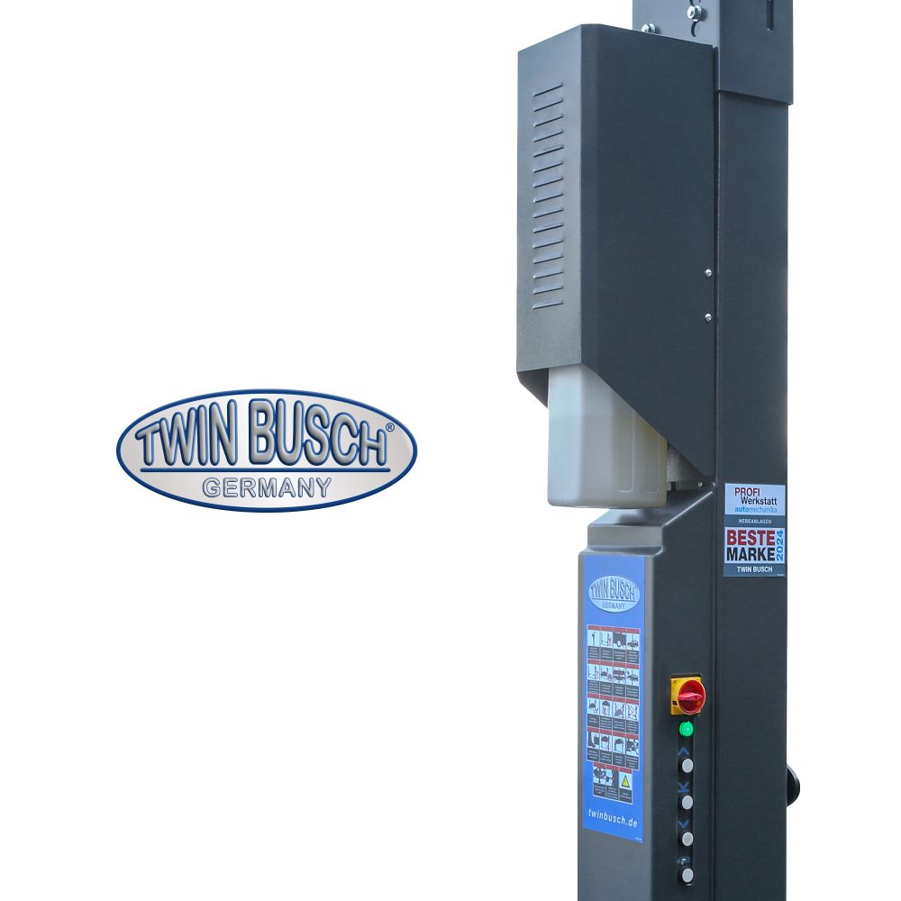 Twin Busch Clear Floor 2 Post Lift 4.2t Comfort Line TW242CEB4.3-400-G view 2