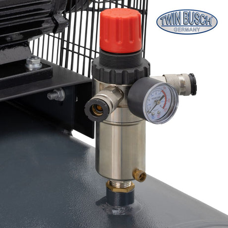 Twin Busch Air Compressor 250 Litre 3 Cylinder 400V TWKL-250-10/3 view 2