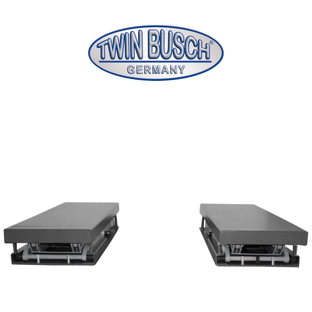 Twin Busch In Ground Scissor Lift 3.0t Flush Mounted TWS3-18UE-G view 2