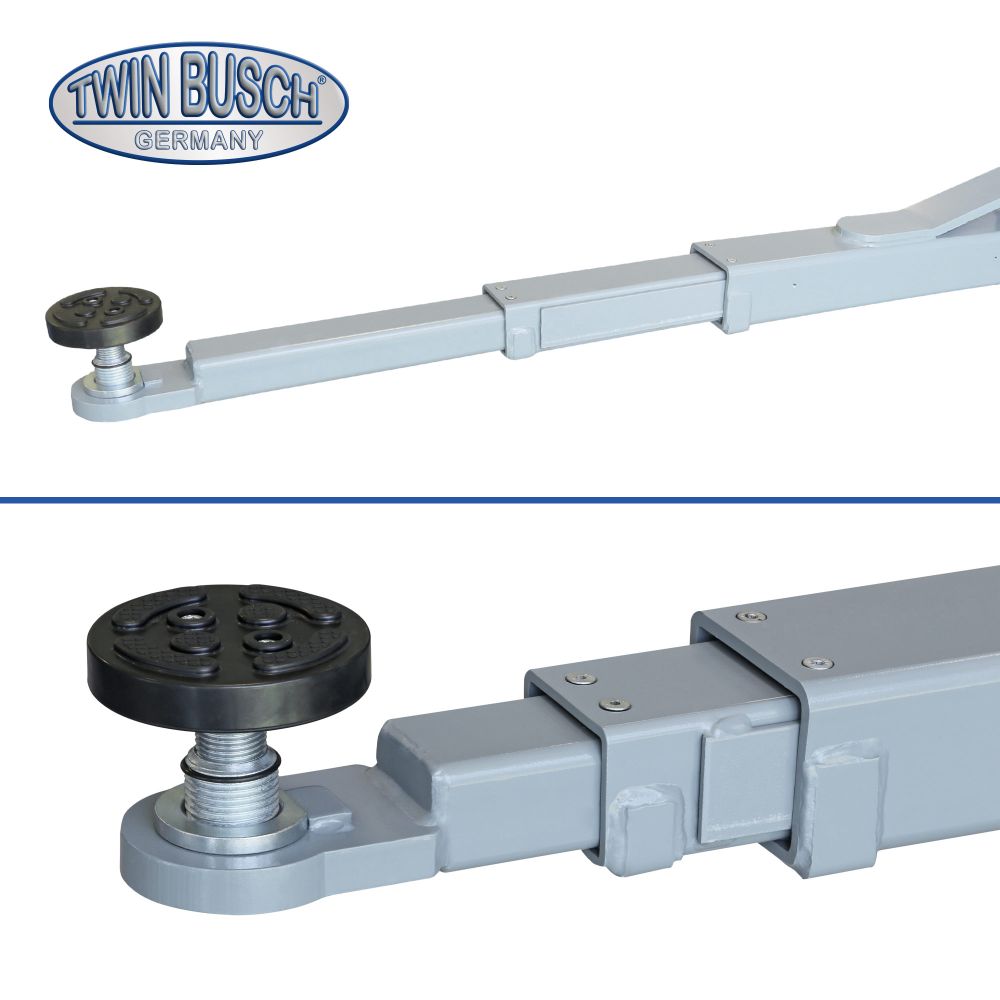 Twin Busch Clear Floor 2 Post Lift 6.0t Heavy Line TW260B4.5-G view 6