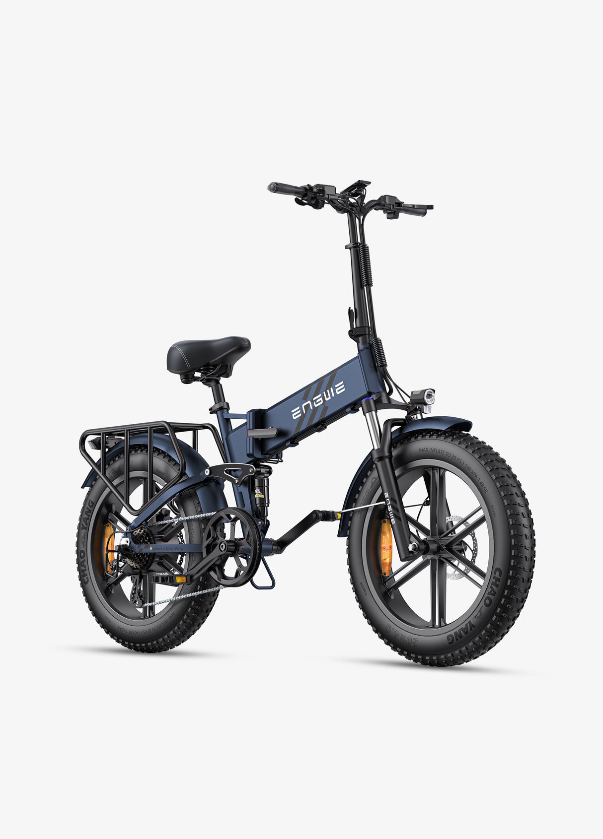 Engwe Engine Pro 2.0 High Torque Outdoor Adventure Folding Bike SKU EGP20BL