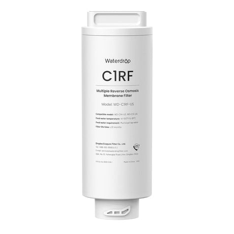 Waterdrop Filter for Waterdrop C1S & C1H Reverse Osmosis System SKU WD-2C1RF