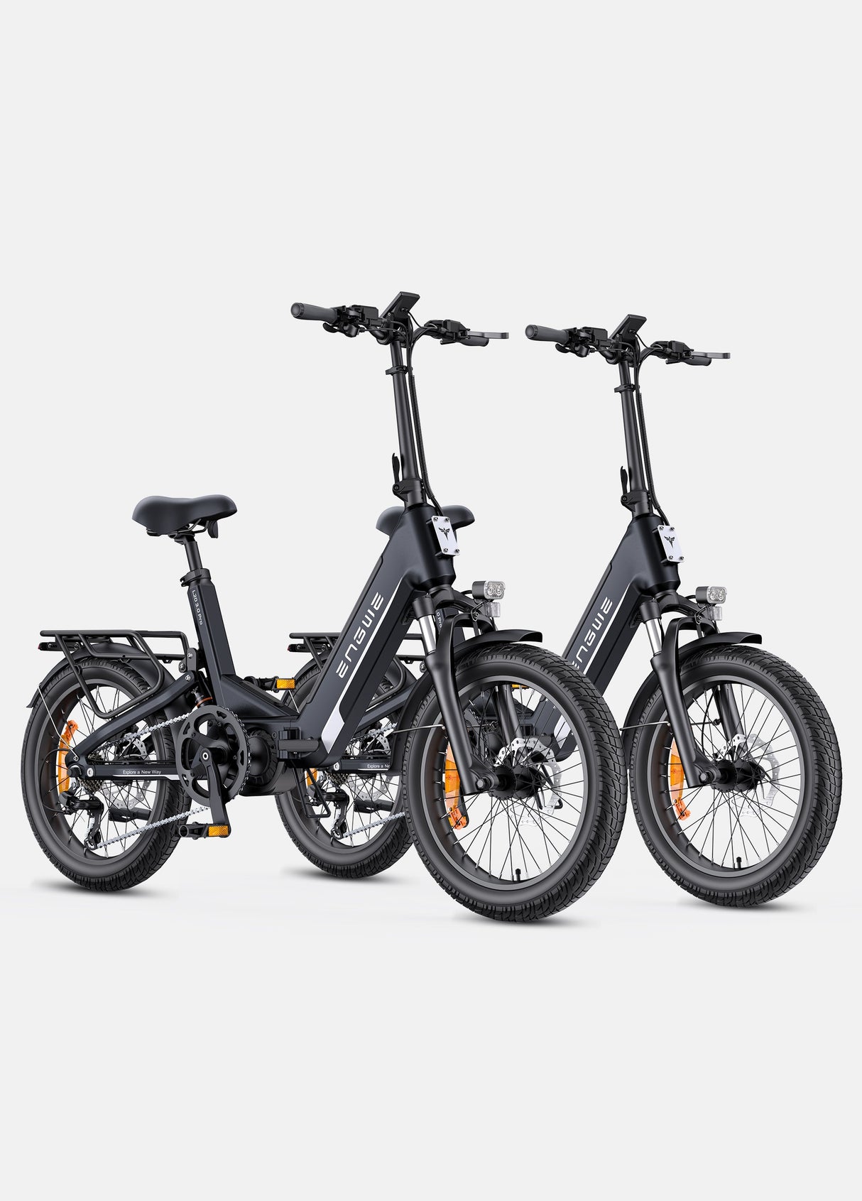 Engwe L20 3.0 Pro Combo Mid-drive Motor Full Suspension Compact E-bike SKU UKL2030PROBK2