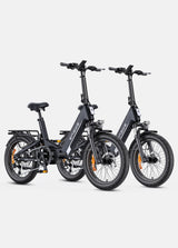 Engwe L20 3.0 Pro Combo Mid-drive Motor Full Suspension Compact E-bike SKU UKL2030PROBK2