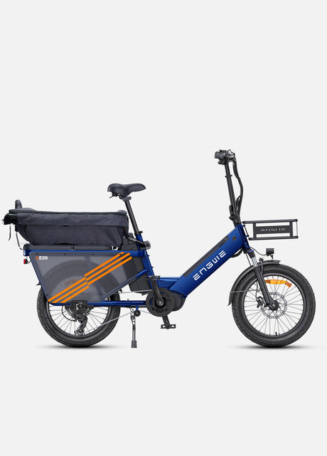 Engwe LE20 Mid-drive Torque Sensor Step-Thru Cargo Bike SKU LE20192GY