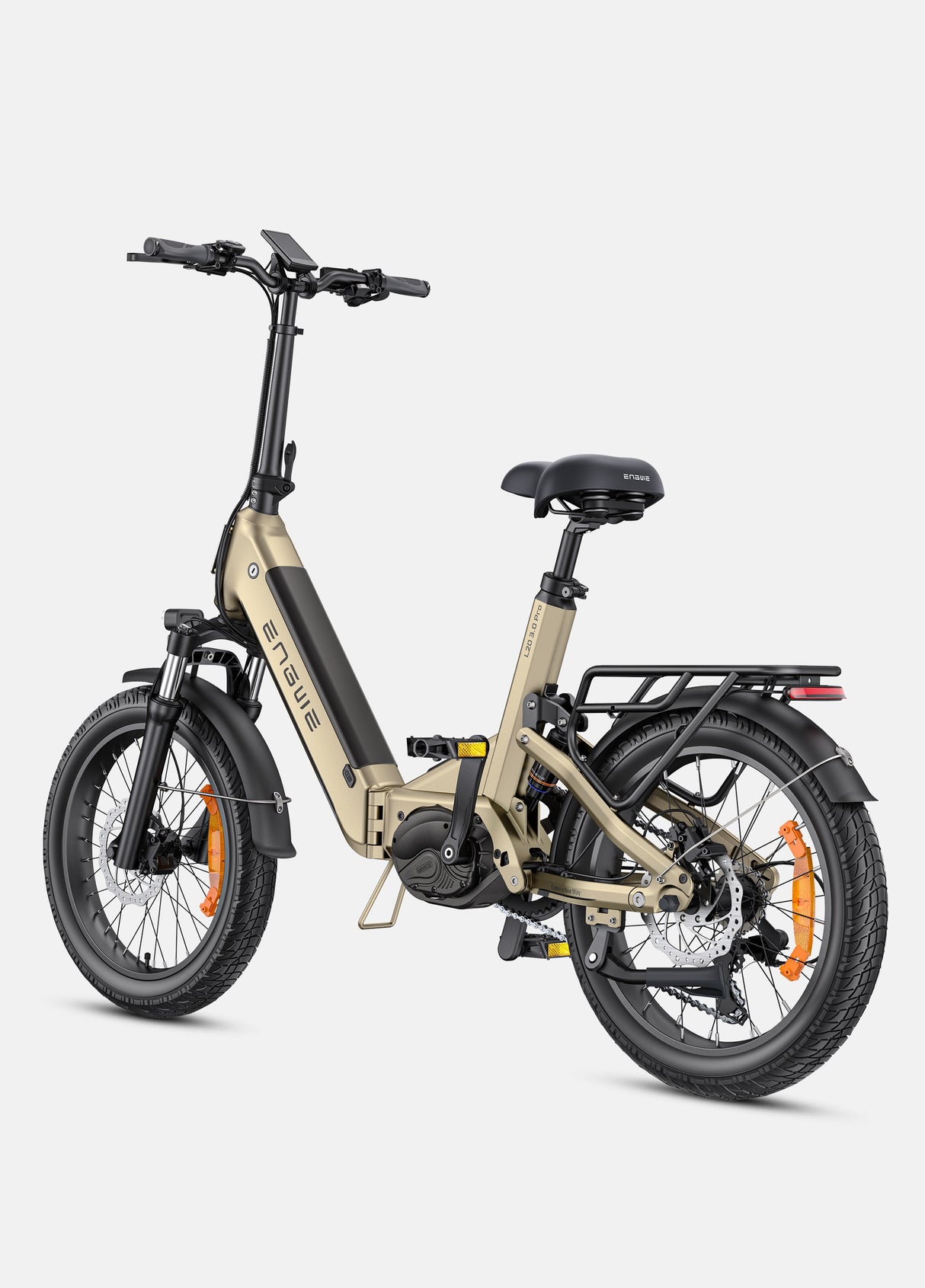 Engwe L20 3.0 Pro Mid-drive Motor Full Suspension Compact E-bike SKU UKL2030PROBK