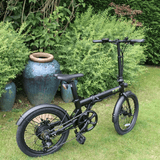 E-Go Lite+ Electric Folding Bike w/Rear Racks and Storage Bags Bundle 250W SKU EGO-2