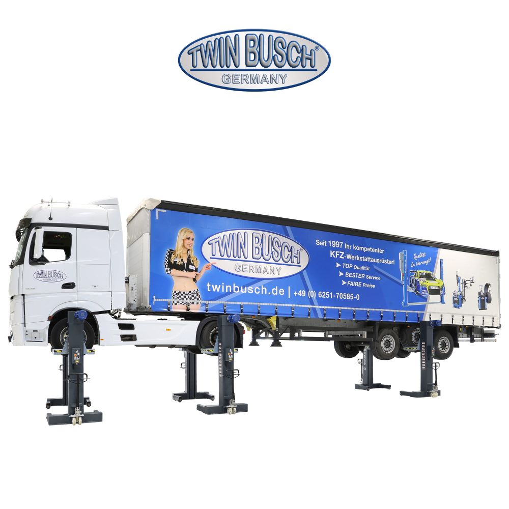 Twin Busch Mobile Column Truck Lift 45t 6 Column TW575-6-G
