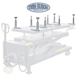 Twin Busch Professional Scissor Lift Table 1200kg EV Battery Lift TWSH12-18-G view 6