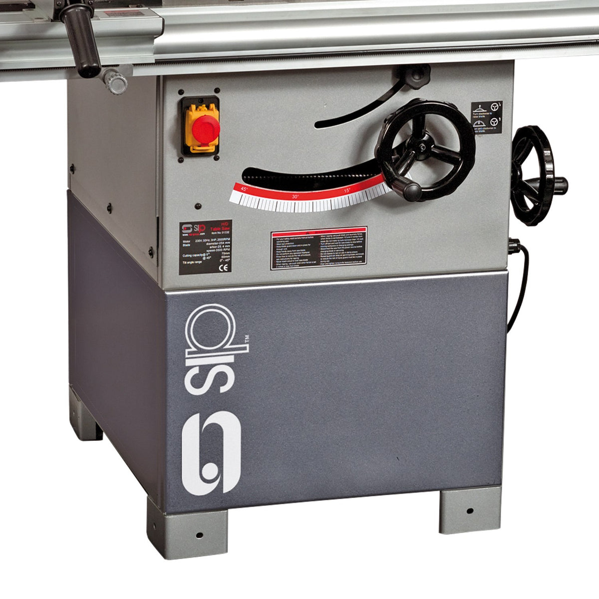 SIP 12" Professional Cast Iron Table Saw view 4