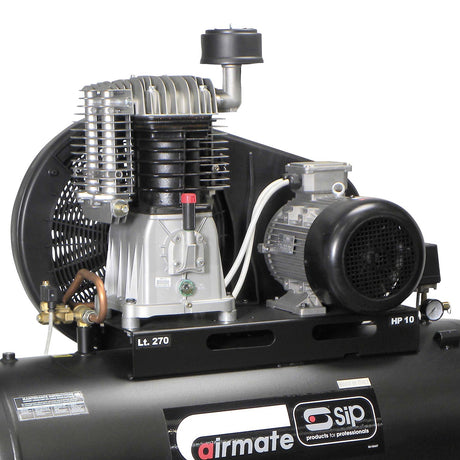 SIP TN10/270 270ltr Belt Drive Compressor view 2