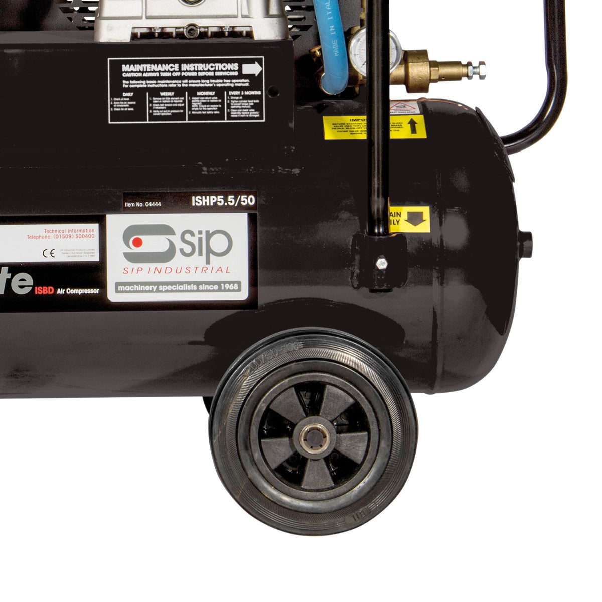 SIP ISHP5.5/50 Industrial Petrol Compressor view 4