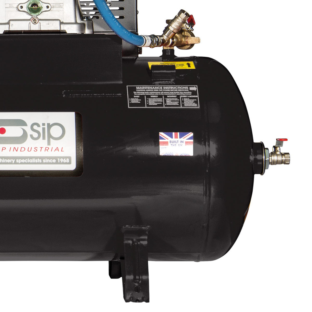 SIP ISHP11/200ES Industrial Petrol Compressor view 4