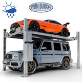 Twin Busch 4 Post Parking Lift 4.0t Galvanised Outdoor TW440P-230-FZ