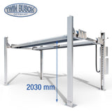 Twin Busch 4 Post Parking Lift 4.0t Galvanised Outdoor TW440P-230-FZ view 3