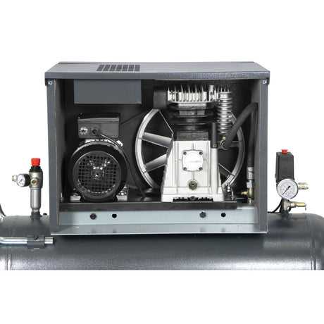 SIP PB3800/3M/200 Silenced Piston Compressor view 2