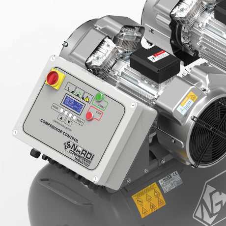NARDI EXTREME MP 9HP 270ltr Compressor with Panel view 2