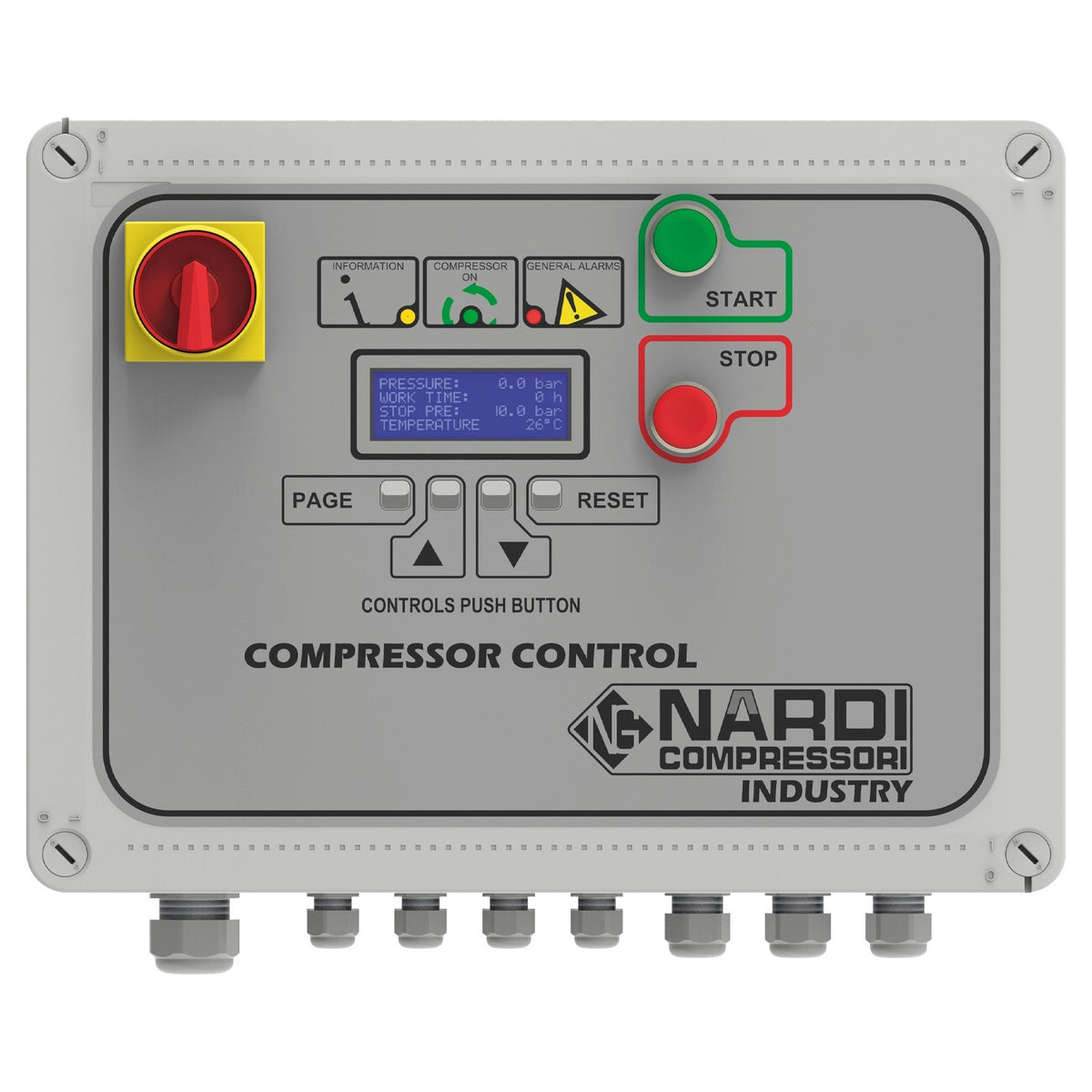 NARDI EXTREME MP 9HP 270ltr Compressor with Panel view 5