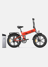 Engwe Engine X Combo Full Suspension Foldable E-bike SKU EngineX-2White