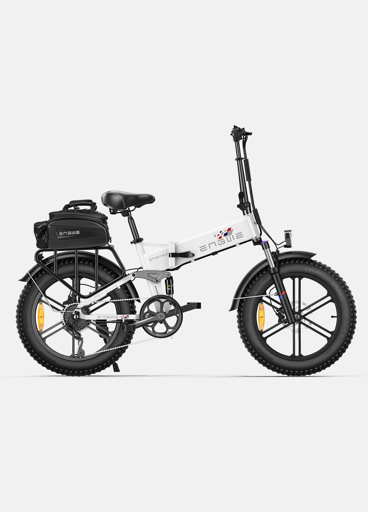 Engwe Engine X Combo Full Suspension Foldable E-bike SKU EngineX-2White