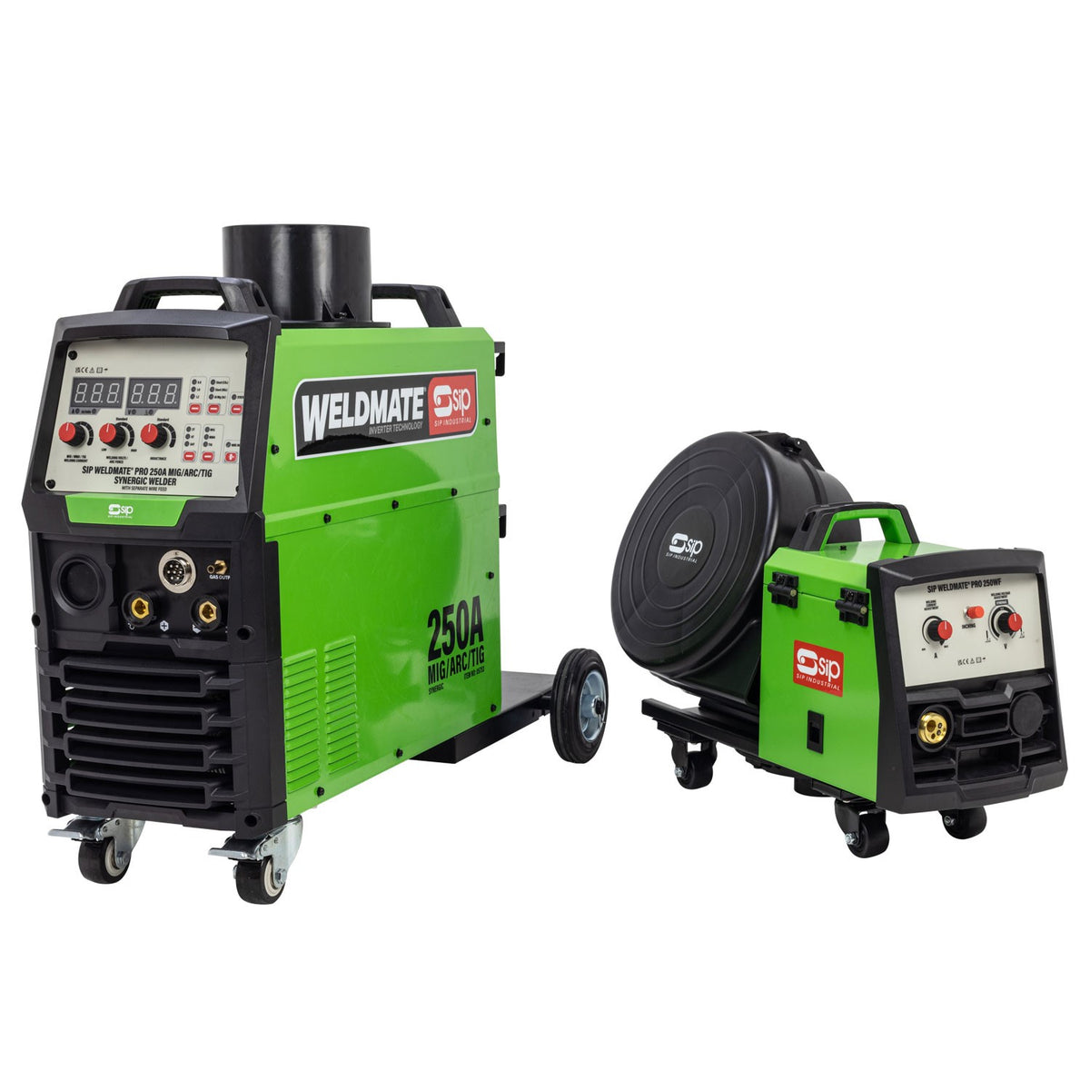 SIP WELDMATE® PRO 250A MIG/ARC/TIG Synergic Inverter Welder with Separate Wire Feed view 3