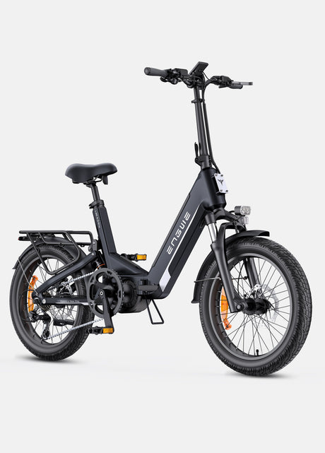 Engwe L20 3.0 Pro Mid-drive Motor Full Suspension Compact E-bike SKU UKL2030PROBK
