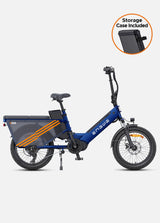 Engwe LE20 Mid-drive Torque Sensor Step-Thru Cargo Bike SKU LE20192GY