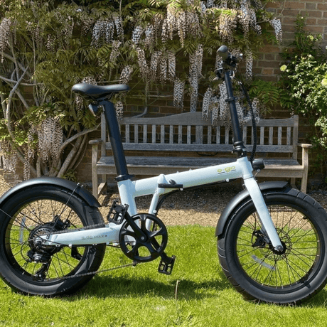 E-Go Max+ Electric Folding Bike w/Rear Racks Bundle 250W SKU EGO-3