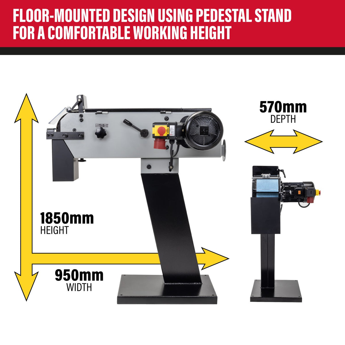 SIP 6" Belt Linisher view 4